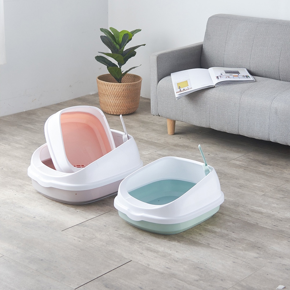 Cat's Dual Color Design Litter Box